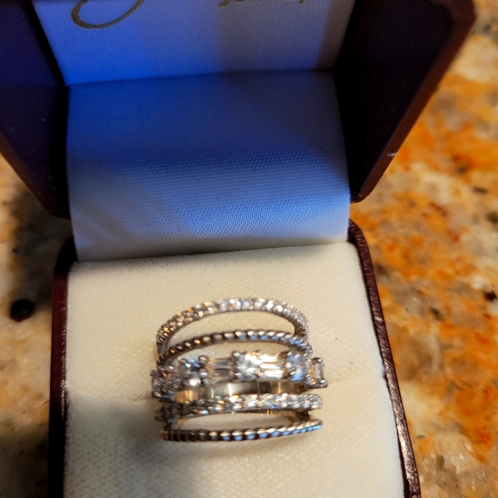 Man made diamond ring